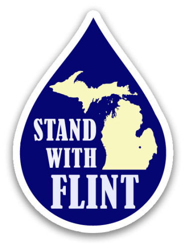 Stand With Flint Sticker