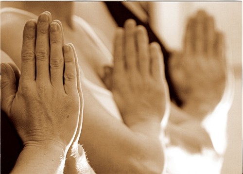 namaste praying hands