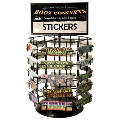 Z - 30 Slot Counter Top Sticker Rack | 9194
