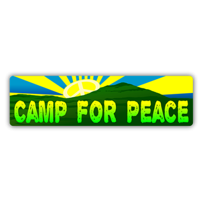 Camp for Peace - Bumper Sticker | 526