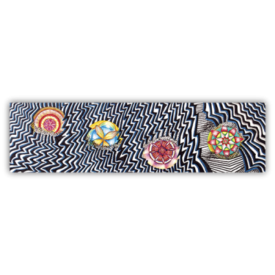 4 Pieces - Small Bumper Sticker | 494