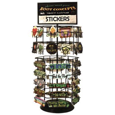 Z - 54 Slot Counter Top Combo Sticker Rack