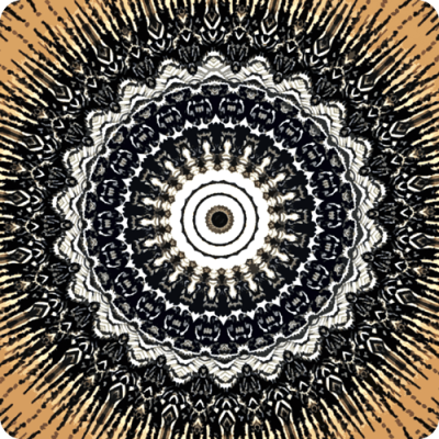 New Energy Vintage Mandala - Mini Sticker | 554