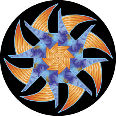 Ashoka Mandala - Mini Sticker | 339