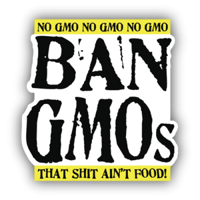 Ban GMOs - Mini Sticker | 544