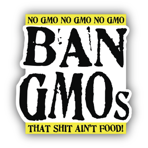 Ban GMOs - Mini Sticker | 544