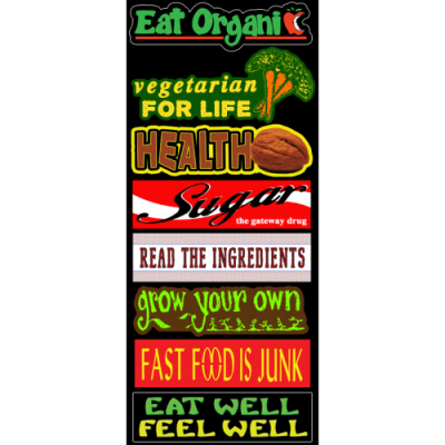 Healthy Living Sticker Pack