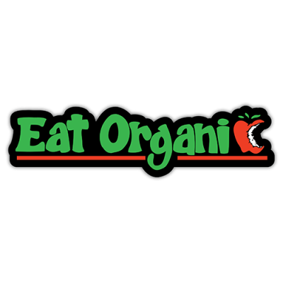 Eat Organic - Small Bumper Stickers | 145