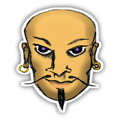 Fu-Man - Mini Sticker | 485