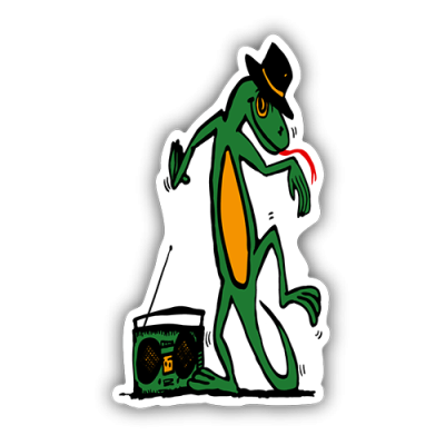 Gigglin Gecko - Mini Sticker | 510