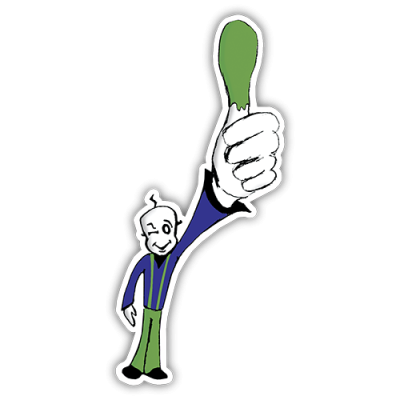 Green Thumb - Small Bumper Sticker | 478
