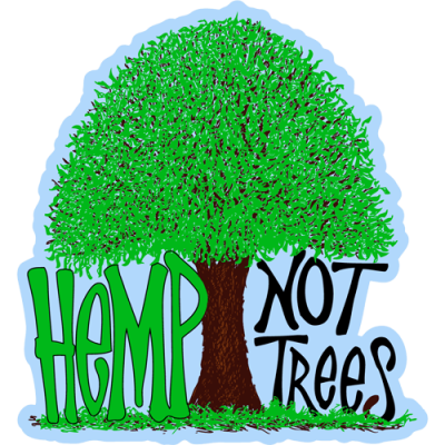 Hemp Not Trees - Mini Sticker | 515