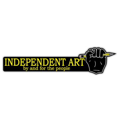 Independent Art by and for the People - Small Bumper Sticker | 265