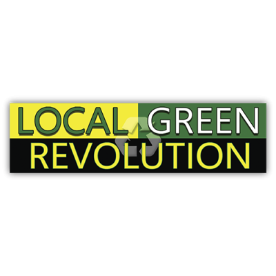 Local Green Revolution - Small Bumper Sticker | 471