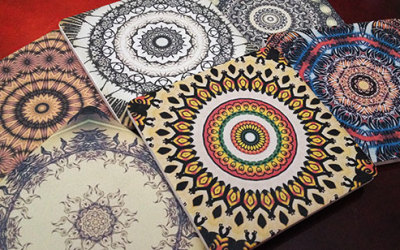 Our Newest Addition: Ceramic Mandala Coasters
