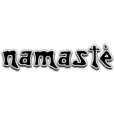Namaste - [Clear] Small Bumper Stickers | 148