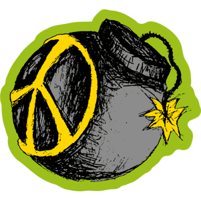 Peace Bomb - Mini Sticker | 371