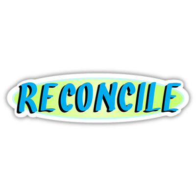 Reconcile - Small Bumper Sticker | 506