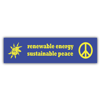 Renewable Energy - Bumper Sticker | 444