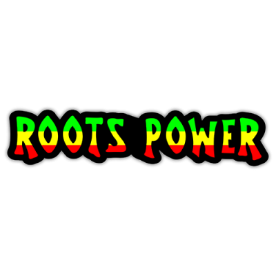 Roots Power - Small Bumper Sticker | 157