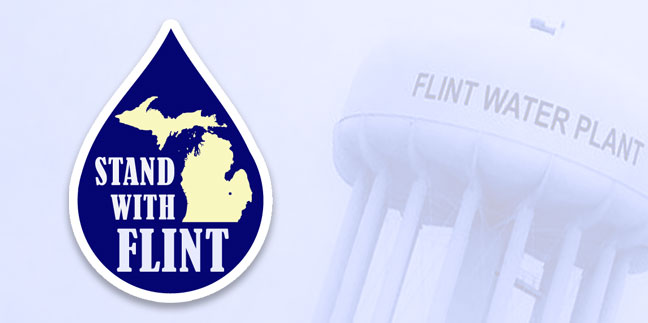 ‘Stand With Flint’ Sticker Campaign