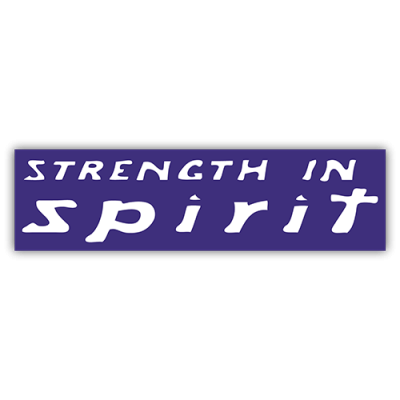 Strength in Spirit - Small Bumper Sticker | 163