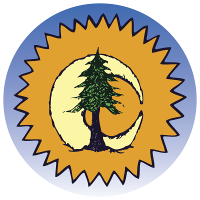Sun Moon Pine Tree - Magnet | MAG306