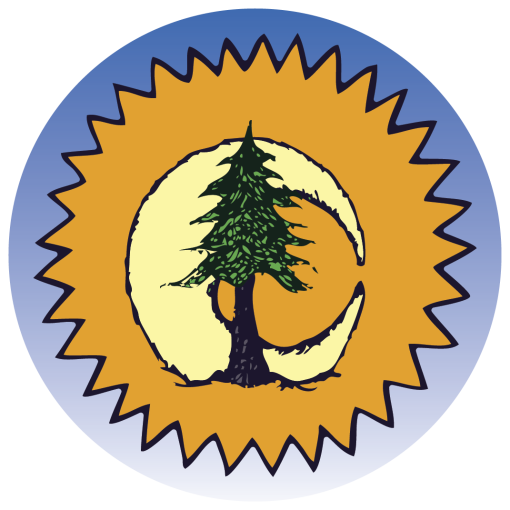 Sun Moon Pine Tree - Magnet | MAG306