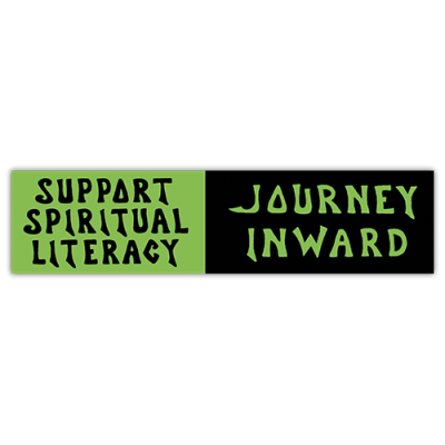 Support Spiritual Literacy Journey Inward - Bumper Sticker | 063