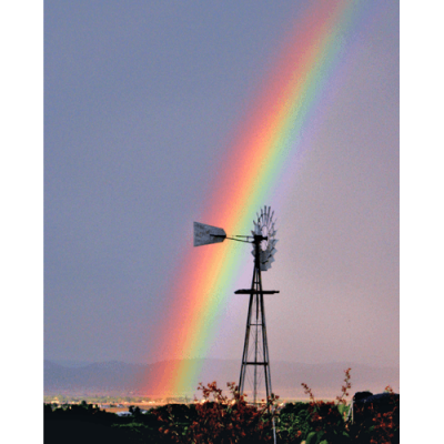 Windmill Rainbow - Mini Sticker | 490