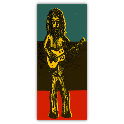 Guitar Rasta - CLEARANCE Sticker | 179