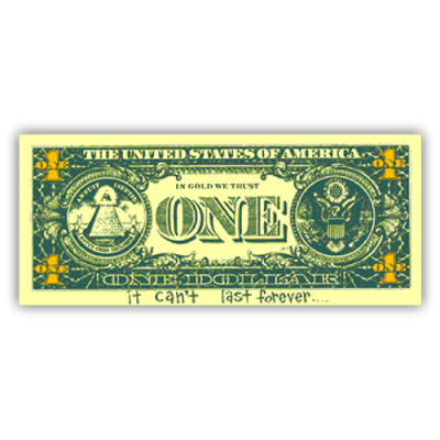 In Gold We Trust - CLEARANCE Sticker | 100