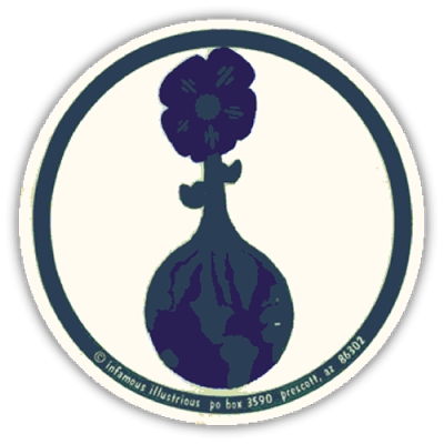 World Flower - CLEARANCE sticker | 006