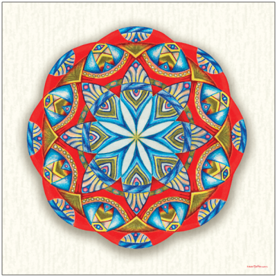 Lotus Jewel - 16x16 Art Poster