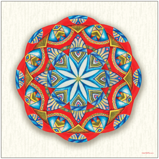 Lotus Jewel - 16x16 Art Poster
