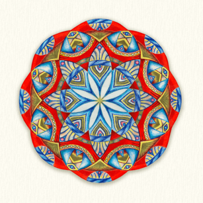 Lotus Jewel - 10x10 Canvas Print