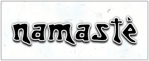 Namaste Print - 20x8 Canvas Print