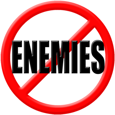No Enemies - Mini Sticker | 481
