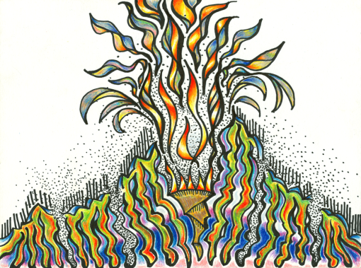 The Flame - 24x16